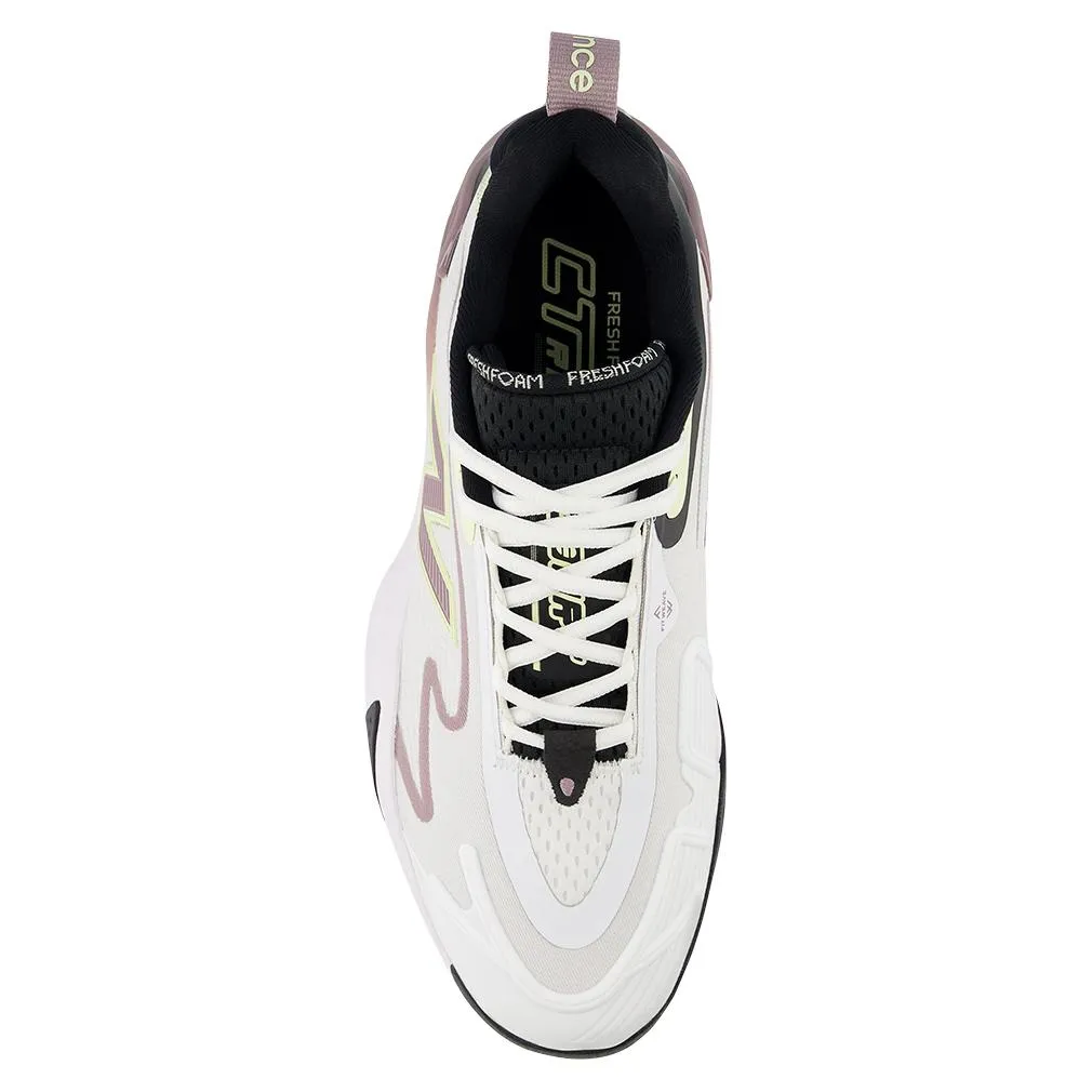 Men`s Fresh Foam X CT-Rally 2E Width Tennis Shoes White and Black