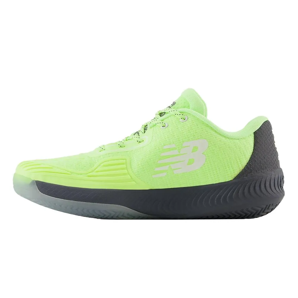 Men`s FuelCell 996v5 D Width Clay Tennis Shoes Bleached Lime Glo