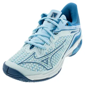 Women's Exceed Tour 6 AC Tennis Shoes Blue Glow and Saxony Blue